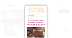 Desktop Screenshot of chrysbeaute-arras.com